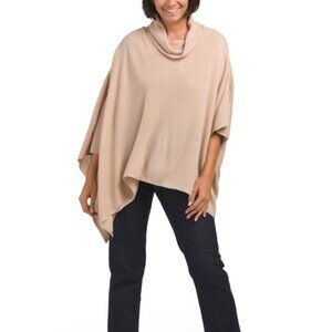 NEW!  CALVIN KLEIN Asymmetrical Poncho S/M